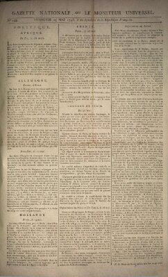 Gazette nationale, ou le moniteur universel (Le moniteur universel) Freitag 24. Mai 1793