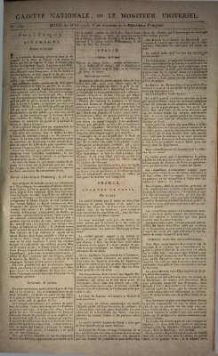 Gazette nationale, ou le moniteur universel (Le moniteur universel) Donnerstag 30. Mai 1793