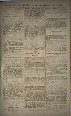 Gazette nationale, ou le moniteur universel (Le moniteur universel) Freitag 31. Mai 1793