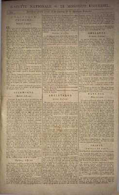 Gazette nationale, ou le moniteur universel (Le moniteur universel) Donnerstag 13. Juni 1793