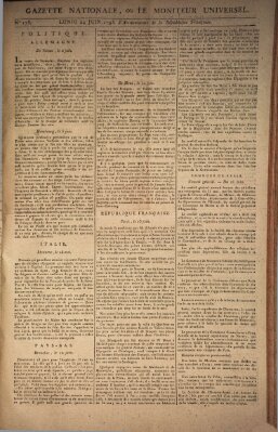 Gazette nationale, ou le moniteur universel (Le moniteur universel) Montag 24. Juni 1793