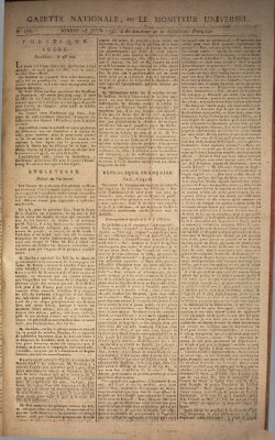 Gazette nationale, ou le moniteur universel (Le moniteur universel) Dienstag 25. Juni 1793