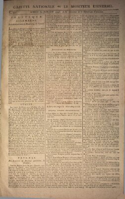 Gazette nationale, ou le moniteur universel (Le moniteur universel) Dienstag 30. Juli 1793