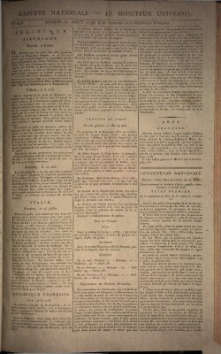 Gazette nationale, ou le moniteur universel (Le moniteur universel) Samstag 31. August 1793