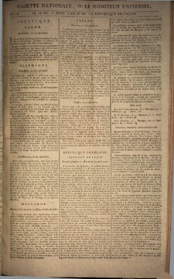 Gazette nationale, ou le moniteur universel (Le moniteur universel) Mittwoch 9. Oktober 1793