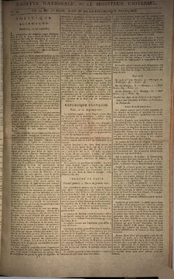 Gazette nationale, ou le moniteur universel (Le moniteur universel) Dienstag 15. Oktober 1793