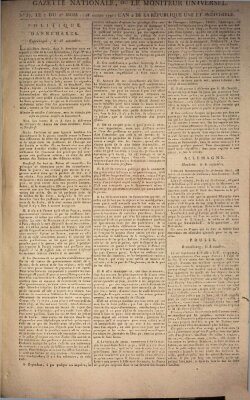 Gazette nationale, ou le moniteur universel (Le moniteur universel) Montag 28. Oktober 1793