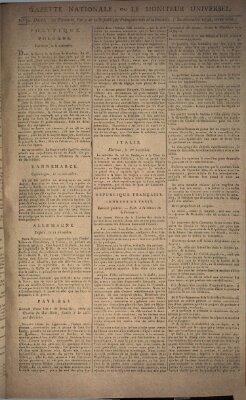 Gazette nationale, ou le moniteur universel (Le moniteur universel) Samstag 30. November 1793