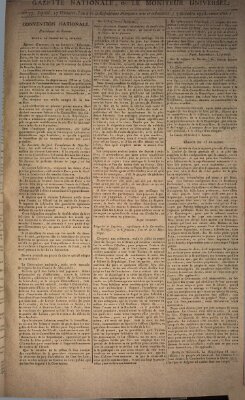 Gazette nationale, ou le moniteur universel (Le moniteur universel) Samstag 7. Dezember 1793