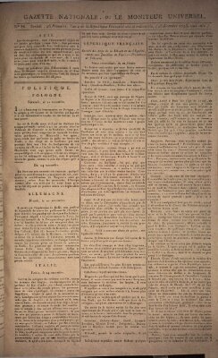 Gazette nationale, ou le moniteur universel (Le moniteur universel) Montag 16. Dezember 1793