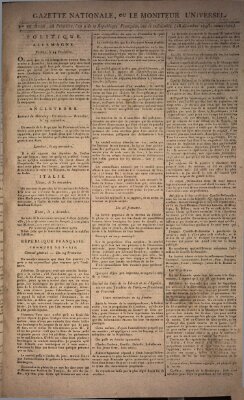 Gazette nationale, ou le moniteur universel (Le moniteur universel) Mittwoch 18. Dezember 1793