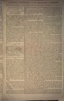 Gazette nationale, ou le moniteur universel (Le moniteur universel) Montag 30. Dezember 1793