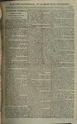 Gazette nationale, ou le moniteur universel (Le moniteur universel) Montag 3. Februar 1794