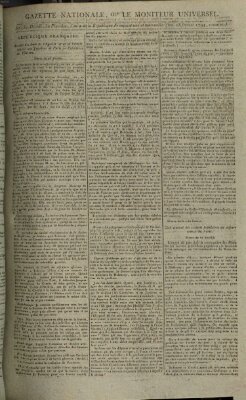 Gazette nationale, ou le moniteur universel (Le moniteur universel) Dienstag 18. Februar 1794