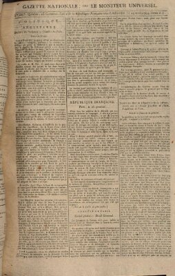 Gazette nationale, ou le moniteur universel (Le moniteur universel) Montag 14. April 1794