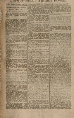 Gazette nationale, ou le moniteur universel (Le moniteur universel) Donnerstag 24. April 1794