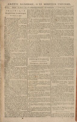 Gazette nationale, ou le moniteur universel (Le moniteur universel) Samstag 17. Mai 1794