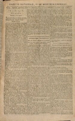 Gazette nationale, ou le moniteur universel (Le moniteur universel) Freitag 23. Mai 1794