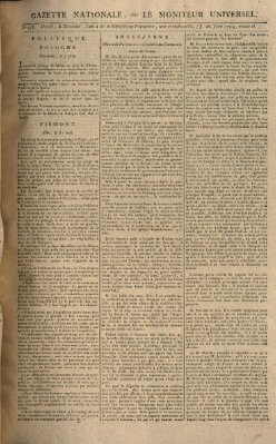 Gazette nationale, ou le moniteur universel (Le moniteur universel) Donnerstag 26. Juni 1794