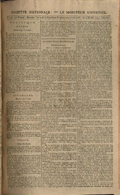 Gazette nationale, ou le moniteur universel (Le moniteur universel) Mittwoch 9. Juli 1794