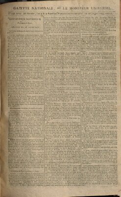 Gazette nationale, ou le moniteur universel (Le moniteur universel) Mittwoch 16. Juli 1794