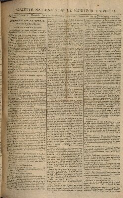 Gazette nationale, ou le moniteur universel (Le moniteur universel) Dienstag 29. Juli 1794