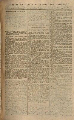 Gazette nationale, ou le moniteur universel (Le moniteur universel) Montag 4. August 1794