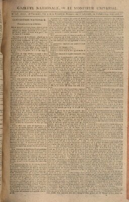 Gazette nationale, ou le moniteur universel (Le moniteur universel) Dienstag 5. August 1794