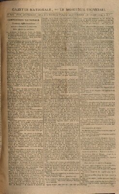 Gazette nationale, ou le moniteur universel (Le moniteur universel) Sonntag 10. August 1794