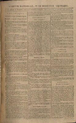 Gazette nationale, ou le moniteur universel (Le moniteur universel) Montag 25. August 1794