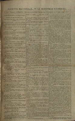 Gazette nationale, ou le moniteur universel (Le moniteur universel) Montag 1. September 1794