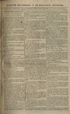 Gazette nationale, ou le moniteur universel (Le moniteur universel) Dienstag 2. September 1794