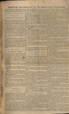 Gazette nationale, ou le moniteur universel (Le moniteur universel) Montag 8. September 1794