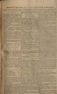 Gazette nationale, ou le moniteur universel (Le moniteur universel) Sonntag 14. September 1794