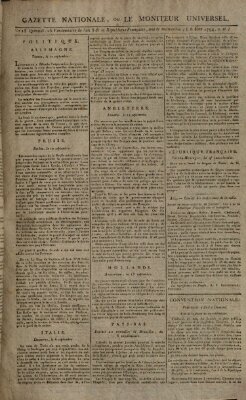 Gazette nationale, ou le moniteur universel (Le moniteur universel) Montag 6. Oktober 1794