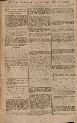 Gazette nationale, ou le moniteur universel (Le moniteur universel) Donnerstag 23. Oktober 1794