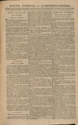 Gazette nationale, ou le moniteur universel (Le moniteur universel) Mittwoch 29. Oktober 1794