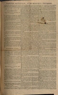 Gazette nationale, ou le moniteur universel (Le moniteur universel) Dienstag 4. November 1794