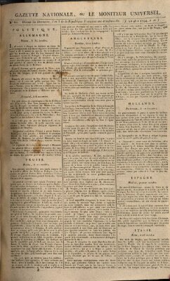 Gazette nationale, ou le moniteur universel (Le moniteur universel) Donnerstag 20. November 1794