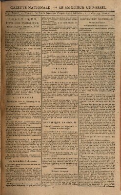 Gazette nationale, ou le moniteur universel (Le moniteur universel) Montag 1. Dezember 1794