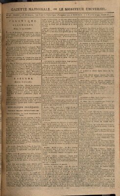 Gazette nationale, ou le moniteur universel (Le moniteur universel) Samstag 6. Dezember 1794