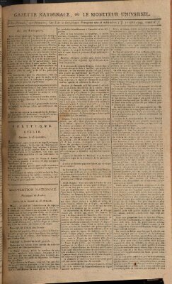 Gazette nationale, ou le moniteur universel (Le moniteur universel) Donnerstag 11. Dezember 1794