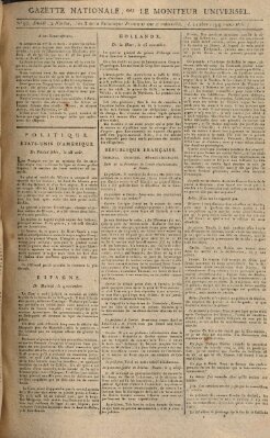 Gazette nationale, ou le moniteur universel (Le moniteur universel) Montag 22. Dezember 1794