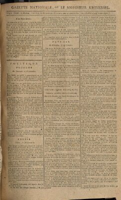 Gazette nationale, ou le moniteur universel (Le moniteur universel) Dienstag 23. Dezember 1794