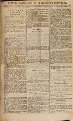 Gazette nationale, ou le moniteur universel (Le moniteur universel) Dienstag 17. Februar 1795