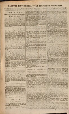 Gazette nationale, ou le moniteur universel (Le moniteur universel) Donnerstag 26. Februar 1795