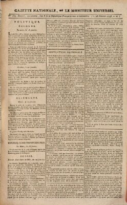 Gazette nationale, ou le moniteur universel (Le moniteur universel) Samstag 28. Februar 1795