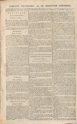 Gazette nationale, ou le moniteur universel (Le moniteur universel) Mittwoch 25. März 1795