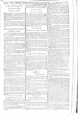 Gazette nationale, ou le moniteur universel (Le moniteur universel) Dienstag 7. April 1795