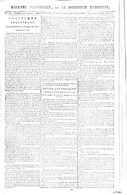 Gazette nationale, ou le moniteur universel (Le moniteur universel) Sonntag 10. Mai 1795